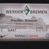 Weserstadion Platz 11 - Ticket