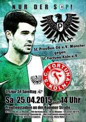 Heimspielplakat - 2014/2015 - 34. Spieltag - Fortuna Köln