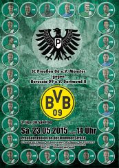 Heimspielplakat - 2014/2015 - 38. Spieltag - Borussia Dortmund II
