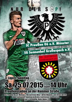 2015/2016 - 1. Spieltag - Preußen Münster - SG Sonnenhof Großaspach