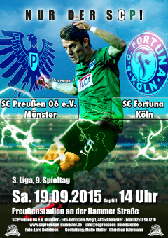 2015/2016 - 9. Spieltag - Preußen Münster - Fortuna Köln