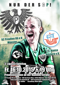 2015/2016 - 13. Spieltag - Preußen Münster - Hansa Rostock