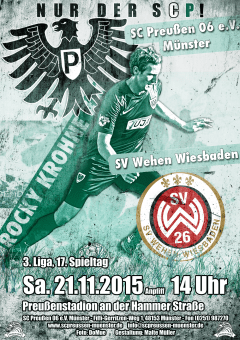 2015/2016 - 17. Spieltag - Preußen Münster - SV Wehen Wiesbaden