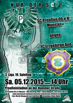 2015/2016 - 19. Spieltag - Preußen Münster - Erzgebirge Aue