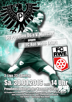 2015/2016 - 23. Spieltag - Preußen Münster - Rot-Weiß-Erfurt