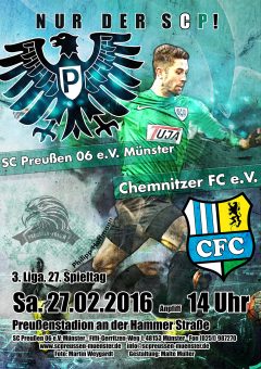 2015/2016 - 27. Spieltag - Preußen Münster - Chemnitzer FC