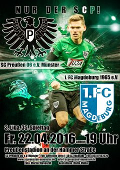 2015/2016 - 35. Spieltag - Preußen Münster - 1. FC Magdeburg