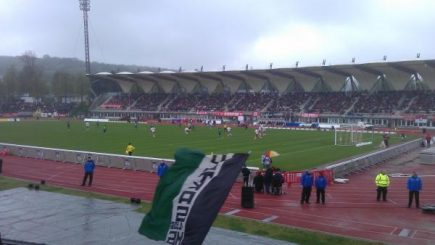 Blick aus dem Gästeblock (Vor dem Umbau)