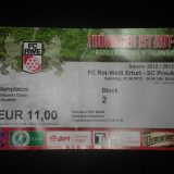 Steigerwaldstadion Ticket