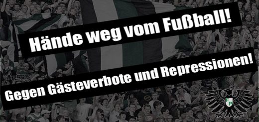 Demo - Hände weg vom Fußball - Gegen Betretungsverbote und Repressionen