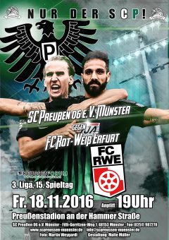 2016/2017 - 15. Spieltag - Preußen Münster - Rot-Weiß Erfurt