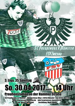 2016/2017 - 35. Spieltag - Preußen Münster - FSV Zwickau