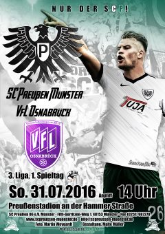 2016/2017 - 01. Spieltag - Preußen Münster - VfL Osnabrück