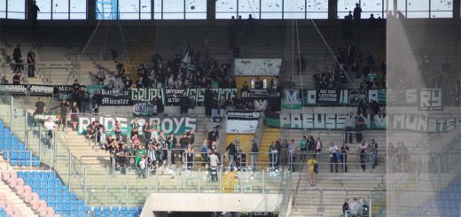 2016/2017 - FC Hansa Rostock - SC Preußen Münster - 1:0 - Gästeblock