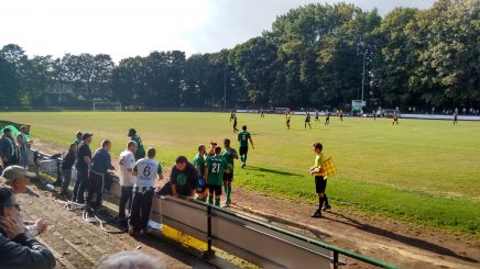 Jubel nach dem 1:0 für die Hausherren