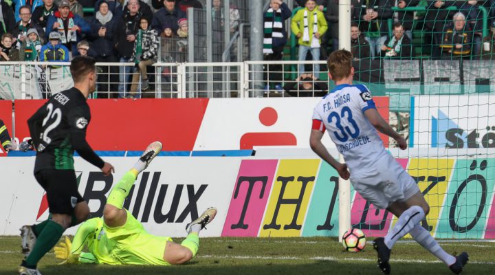 2016/2017 – Spielbericht – SC Preußen Münster – FC Hansa Rostock – 3:1