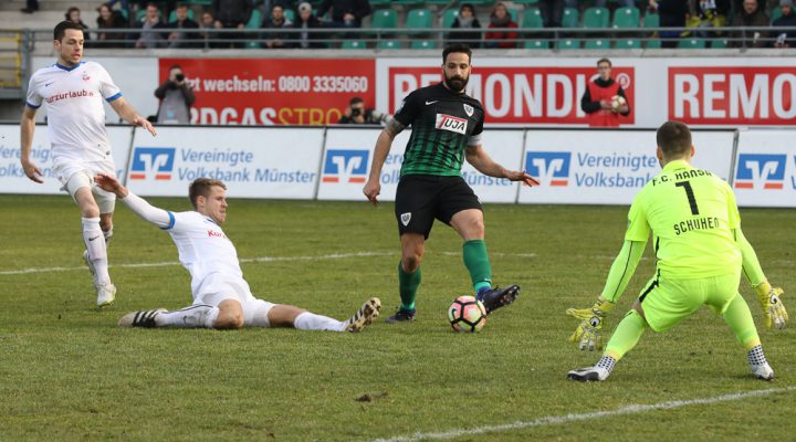 2016/2017 – Spielbericht – SC Preußen Münster – FC Hansa Rostock – 3:1