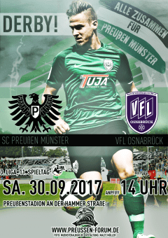 2017/2018 - 11. Spieltag - Preußen Münster - VfL Osnabrück