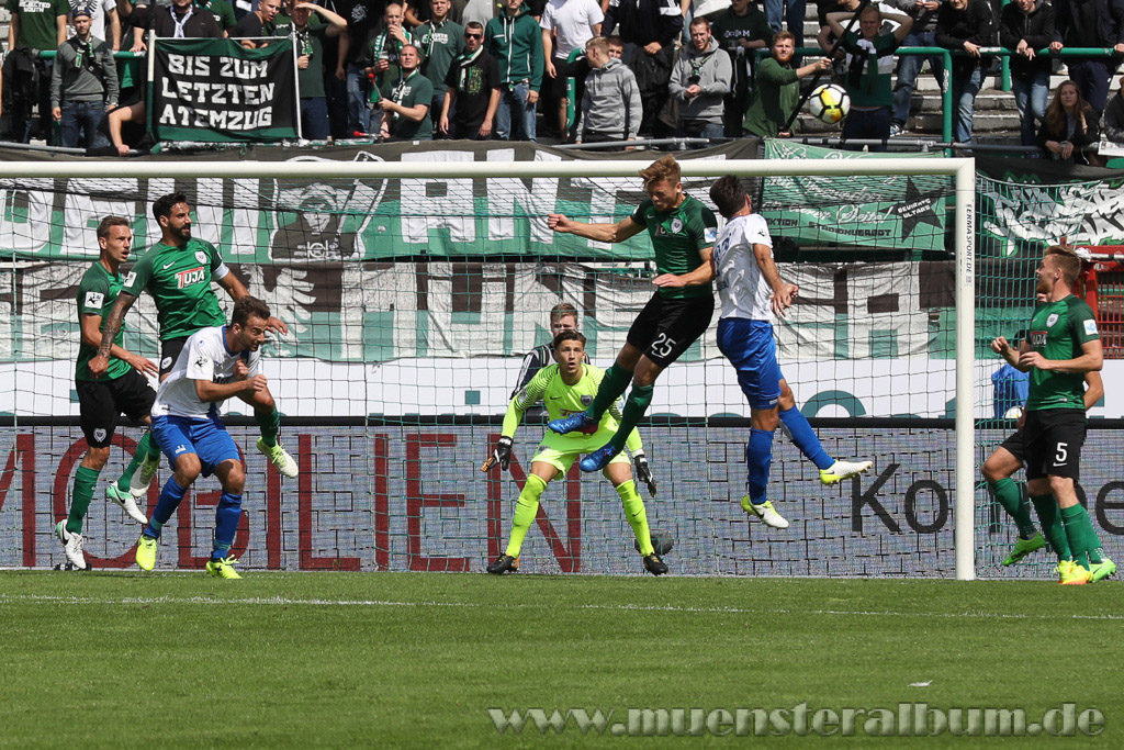 2017/2018 - Spielbericht - SC Preußen Münster - 1. FC Magdeburg - 0:1