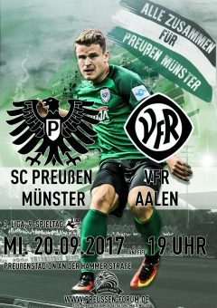 2017/2018 - 09. Spieltag - Preußen Münster - VfR Aalen