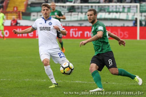 2017/2018 - Spielbericht - SC Preußen Münster - Karlsruher SC - 1:1