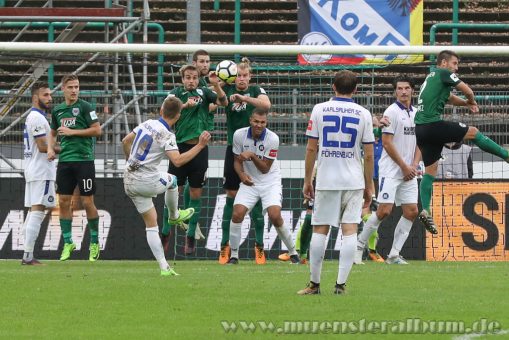 2017/2018 - Spielbericht - SC Preußen Münster - Karlsruher SC - 1:1