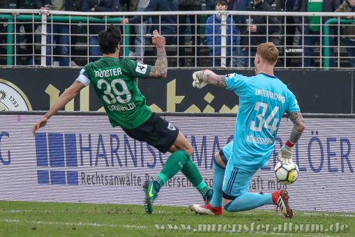 2017/2018 - Spielbericht - SC Preußen Münster - SpVgg Unterhaching - 2:0