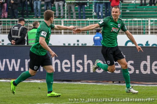 2017/2018 - Spielbericht - SC Preußen Münster - SpVgg Unterhaching - 2:0