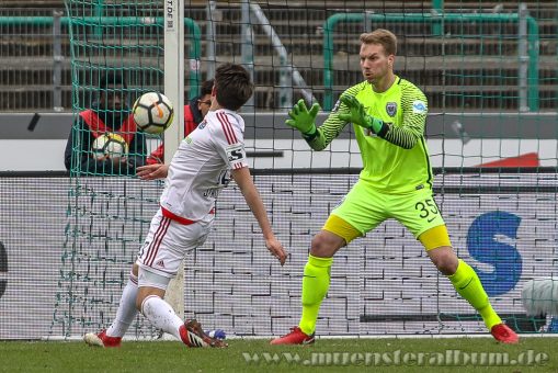 2017/2018 - Spielbericht - SC Preußen Münster - SpVgg Unterhaching - 2:0