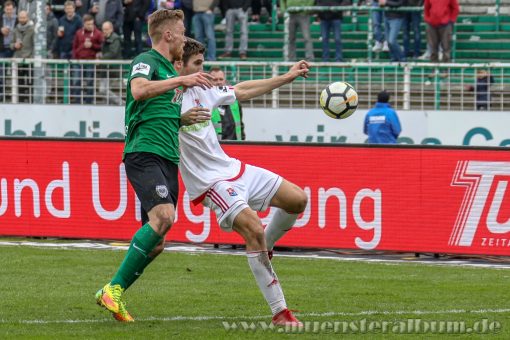 2017/2018 - Spielbericht - SC Preußen Münster - SpVgg Unterhaching - 2:0