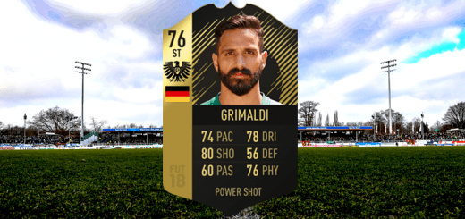 2017/2018 - Adriano Grimaldi im Fifa Team der Woche - FUT