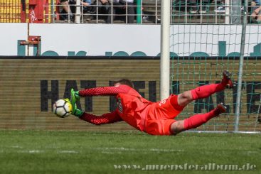 2017/2018 - Spielbericht - SC Preußen Münster - SV Wehen Wiesbaden - 1:0