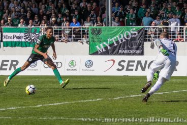 2017/2018 - Spielbericht - SC Preußen Münster - SV Wehen Wiesbaden - 1:0