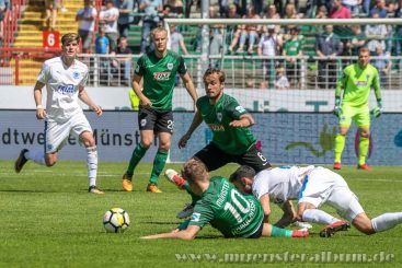 2017/2018 - Spielbericht - SC Preußen Münster - Sportfreunde Lotte - 3:0