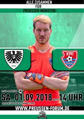 2018/2019 - 6. Spieltag - Heimspielplakat SC Preußen Münster - KFC Uerdingen