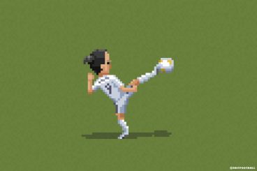 2018/2019 - 8bit-Football - Zlatan Ibrahimovic 500. Tor
