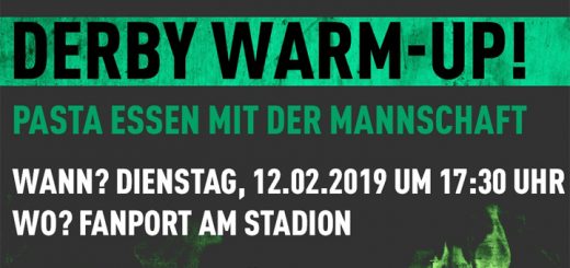 2018/2019 - Pasta essen mit der Mannschaft