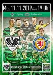 2019/2020 - 15. Spieltag - Heimspielplakat - SC Preußen Münster - Eintracht Braunschweig