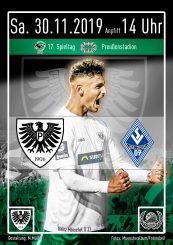 2019/2020 - 17. Spieltag - Heimspielplakat - SC Preußen Münster - SV Waldhof Mannheim