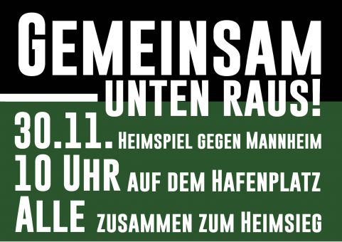 2019/2020 - Fanmarsch gegen Mannheim