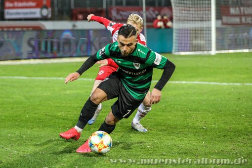 2019/2020 - Spielbericht - SC Preußen Münster - Würzburger Kickers - 0:0