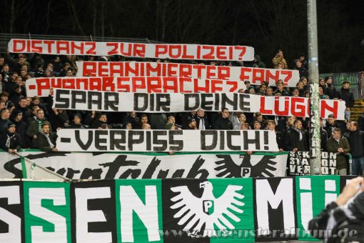 2019/2020 - Spielbericht - SC Preußen Münster - Würzburger Kickers - 0:0