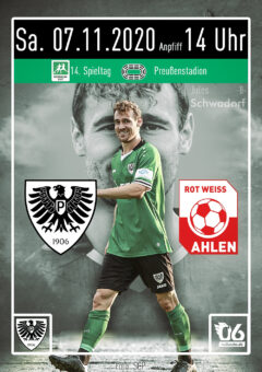 2020/2021 – 14. Spieltag – Heimspielplakat – SC Preußen Münster – RW Ahlen