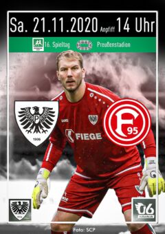 2020/2021 - 16. Spieltag – Heimspielplakat – SC Preußen Münster – Fortuna Düsseldorf 2
