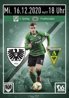 2020/2021 – 6. Spieltag – Heimspielplakat – SC Preußen Münster – Alemannia Aachen