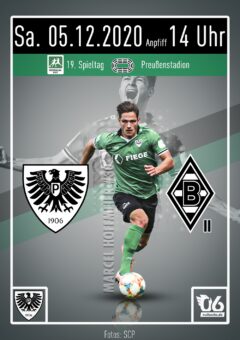 2020/2021 - 19. Spieltag – Heimspielplakat – SC Preußen Münster – Borussia Mönchengladbach 2