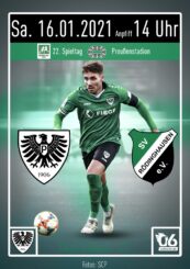 2020/2021 - 22. Spieltag – Heimspielplakat – SC Preußen Münster – SV Rödinghausen