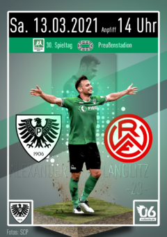 2020/2021 – 30. Spieltag – Heimspielplakat – SC Preußen Münster – Rot-Weiss Essen