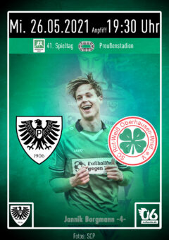 20202021 – 41. Spieltag – Heimspielplakat – SC Preußen Münster – Rot-Weiß Oberhausen