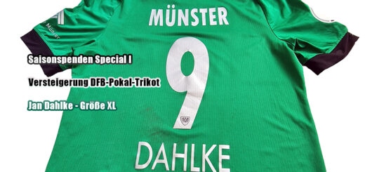 2021/2022 - DFB-Pokal-Trikot - Jan Dahlke - Versteigerung Saisonspende